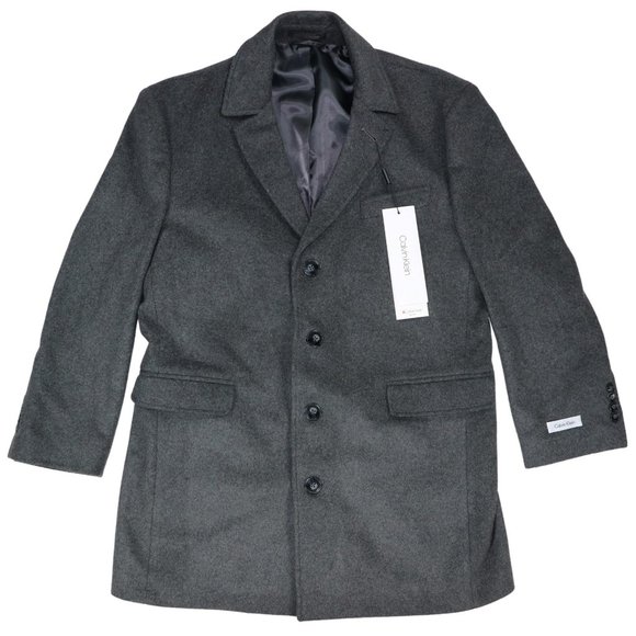 Calvin Klein Other - Calvin Klein Wool/Cashmere Blend Overcoat NWT Grey